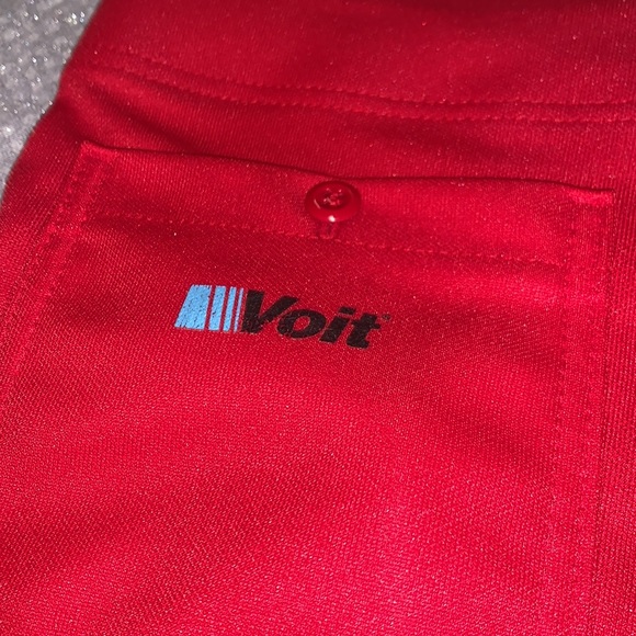 Voit Vintage 90s Red Cycling Bike Athletic Shorts Size XL 40-42 - Picture 7 of 8